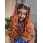 Ombre Side Part Micro Twist Braid
