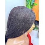 Natasha Invisible Micro Blade Braids Wig – 33 Dark Brown - Image 3