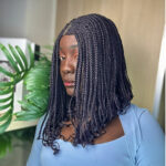 Kẹ́mísọlá Box Braid Bob Wig - Image 2