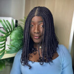 Kẹ́mísọlá Box Braid Bob Wig