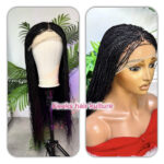 Sola Mini Twist - Full Lace Braided Wig (Natural Black) - Image 2