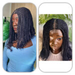 Kẹ́mísọlá Box Braid Bob Wig - Image 3
