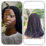 Kẹ́mísọlá Box Braid Bob Wig - Image 4