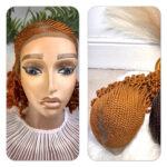 Bùṣírẹ Cornrow Braided Wig with Curly Ends - Image 5