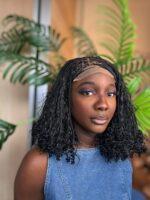 Natasha Boho Box Braid Wig - Black