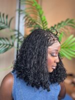 Natasha Boho Box Braid Wig - Black - Image 2