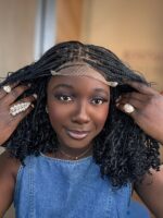 Natasha Boho Box Braid Wig - Black - Image 3