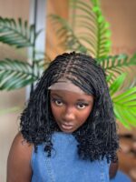 Natasha Boho Box Braid Wig - Black - Image 4