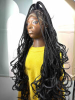 Imade French Curl Braided Wig