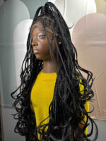 Imade French Curl Braided Wig - Image 2