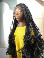 Imade French Curl Braided Wig - Image 4
