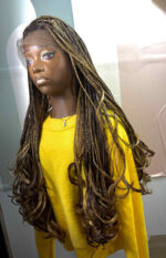 Doyin French Curl Braided Wig - Image 2