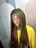 Adenike French Curl Braided Wig - Image 3