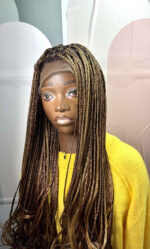 Adenike French Curl Braided Wig